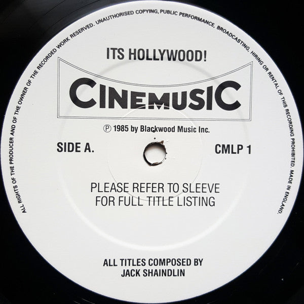 Jack Shaindlin : It's Hollywood! (LP, Comp)