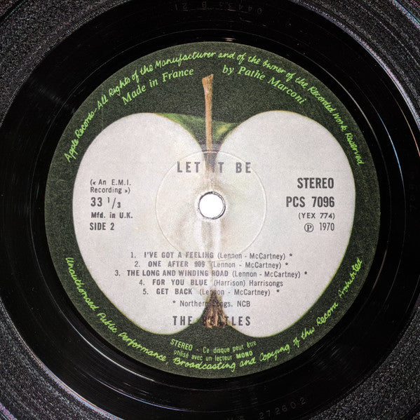 The Beatles : Let It Be (LP, Album, RE, Fre)