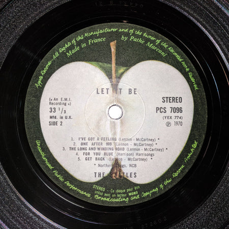 The Beatles : Let It Be (LP, Album, RE, Fre)