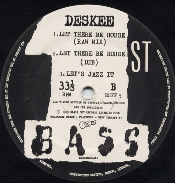 Deskee : Let There Be House (12")