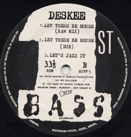 Deskee : Let There Be House (12")
