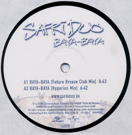 Safri Duo : Baya-Baya (12")