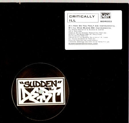 Critically Ill : How Do You Feel? (12")