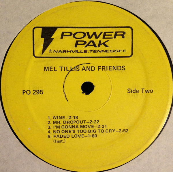 Mel Tillis : Mel Tillis And Friends (LP, Album, Comp)