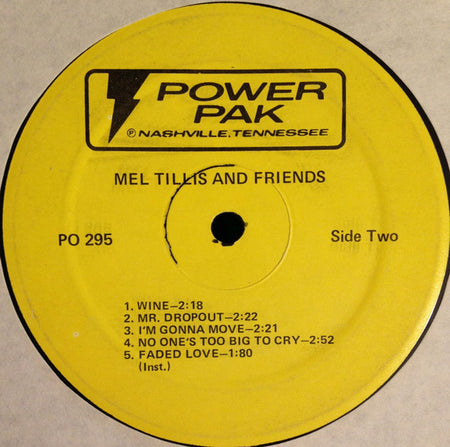 Mel Tillis : Mel Tillis And Friends (LP, Album, Comp)