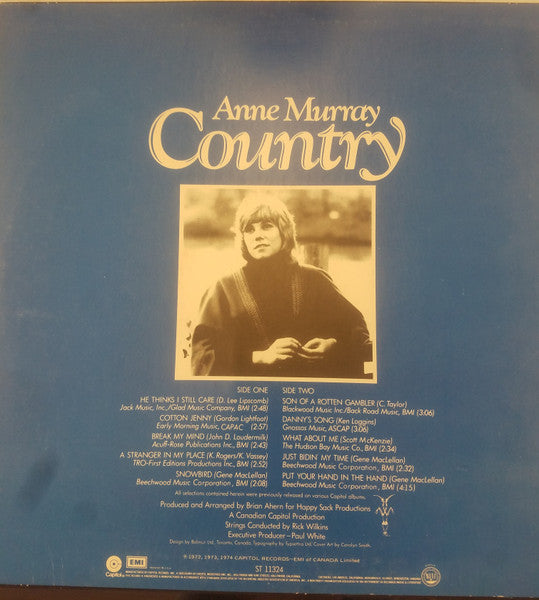 Anne Murray : Country (LP, Comp)