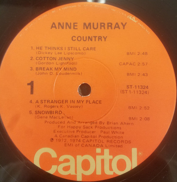 Anne Murray : Country (LP, Comp)