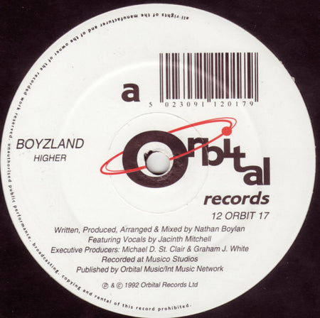 Boyzland : Higher (12")