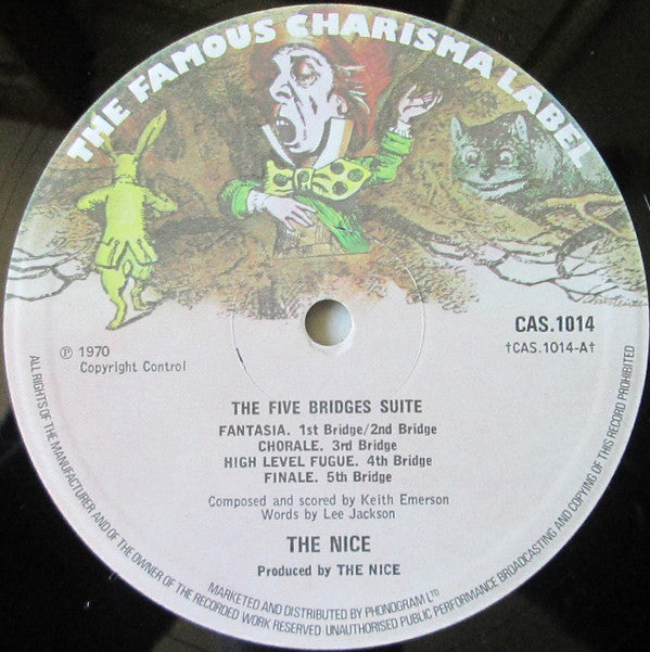 The Nice : Five Bridges (LP, Album, RE, Gat)