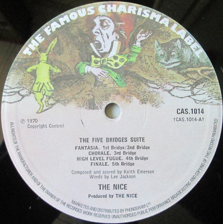 The Nice : Five Bridges (LP, Album, RE, Gat)