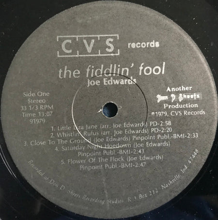 Joe Edwards (4) : The Fiddlin' Fool (LP)