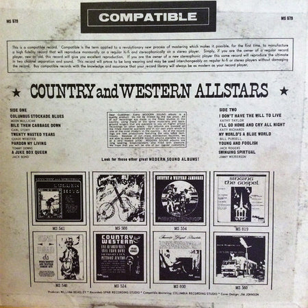 Various : Country And Western Allstars (LP, Comp)