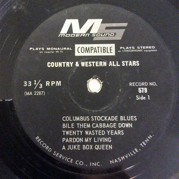 Various : Country And Western Allstars (LP, Comp)