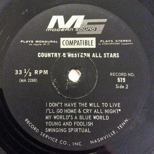 Various : Country And Western Allstars (LP, Comp)