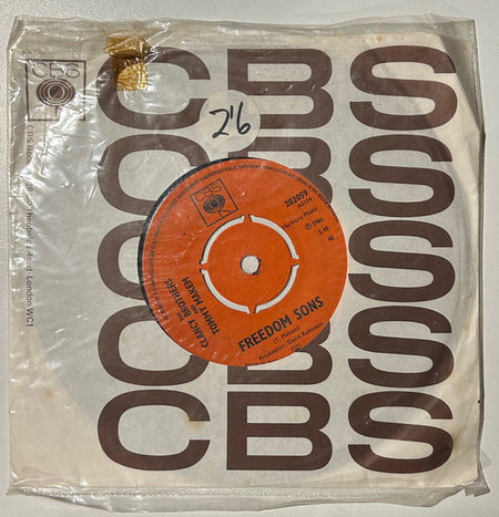The Clancy Brothers & Tommy Makem : Freedom Sons (7", Single, Tex)