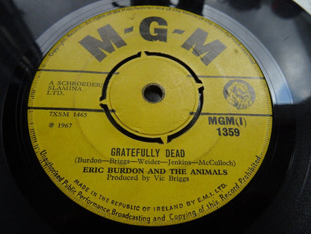 Eric Burdon & The Animals : San Franciscan Nights / Gratefully Dead (7", Single,  )