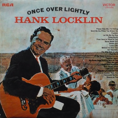 Hank Locklin : Once Over Lightly (LP, Album, RE)