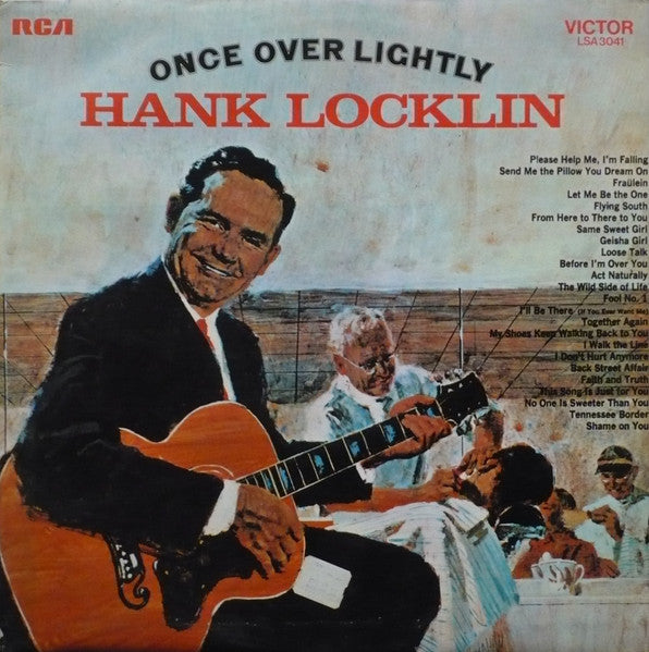Hank Locklin : Once Over Lightly (LP, Album, RE)