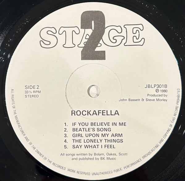 Cindy Lee (10), John Bassett, Ken Bolam, Step Morley : Rockafella (LP)