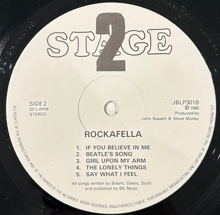Cindy Lee (10), John Bassett, Ken Bolam, Step Morley : Rockafella (LP)