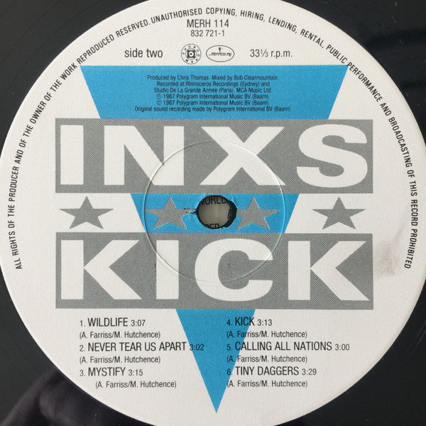 INXS : Kick (LP, Album, Gat)