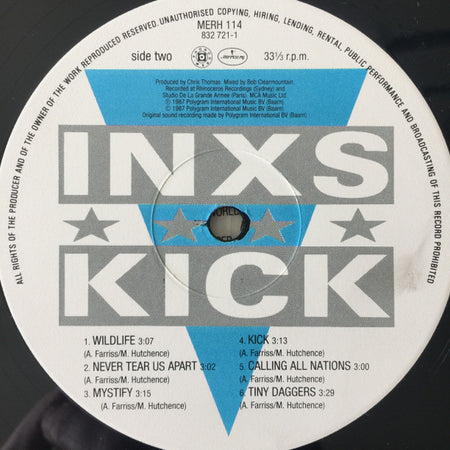 INXS : Kick (LP, Album, Gat)