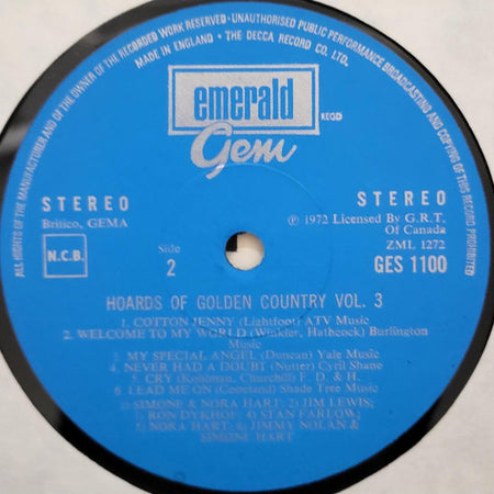 Various : Hoards Of Golden Country Vol. 3 (LP, Album, Comp)