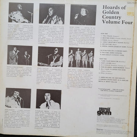 Various : Hoards Of Golden Country Vol. 4 (LP, Album, Comp)