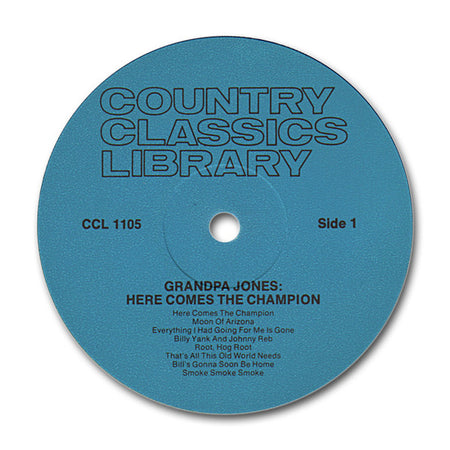 Grandpa Jones : Here Comes The Champion (LP)
