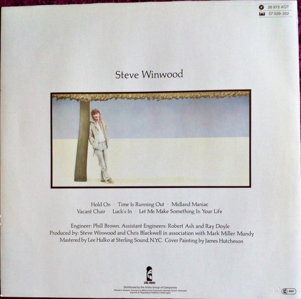 Steve Winwood : Steve Winwood (LP, Album)