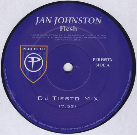 Jan Johnston : Flesh (12")