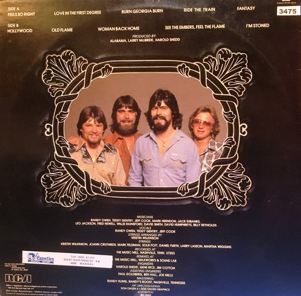 Alabama : Feels So Right (LP, Album)
