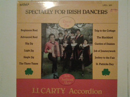 J.J. Carty : Accordion Speciaĺly For Irish Dancers Record One (LP)