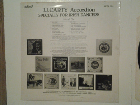 J.J. Carty : Accordion Speciaĺly For Irish Dancers Record One (LP)