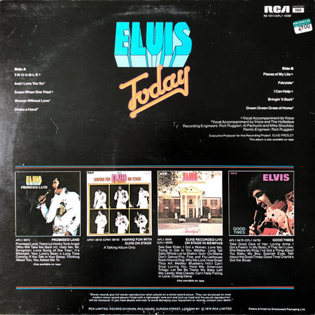 Elvis* : Today (LP, Album)