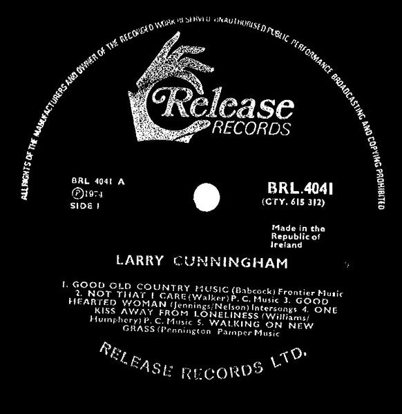 Larry Cunningham (2) : Good Old Country Music (LP)