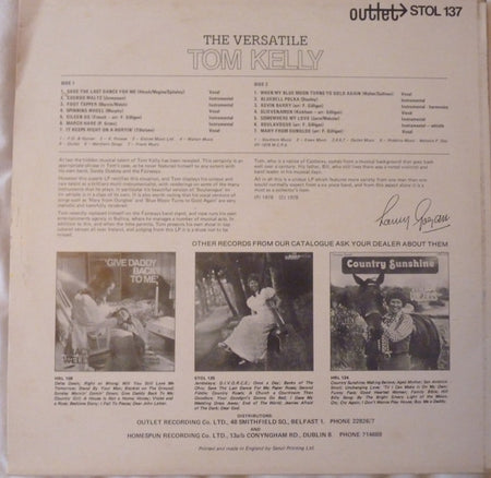 Tom Kelly (26) : Versatile (LP)