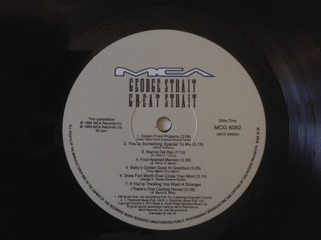 George Strait : Great Strait (LP, Comp)