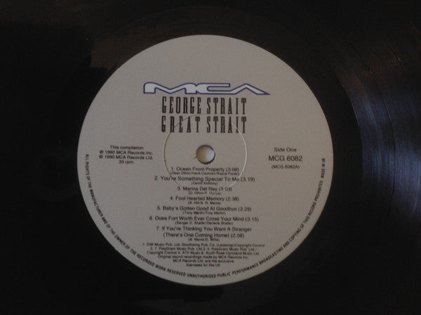 George Strait : Great Strait (LP, Comp)