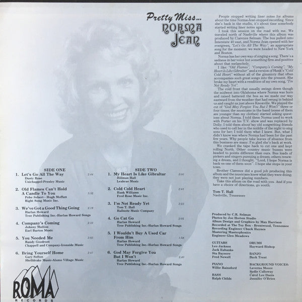 Norma Jean (2) : Pretty Miss...Norma Jean (LP, Album)
