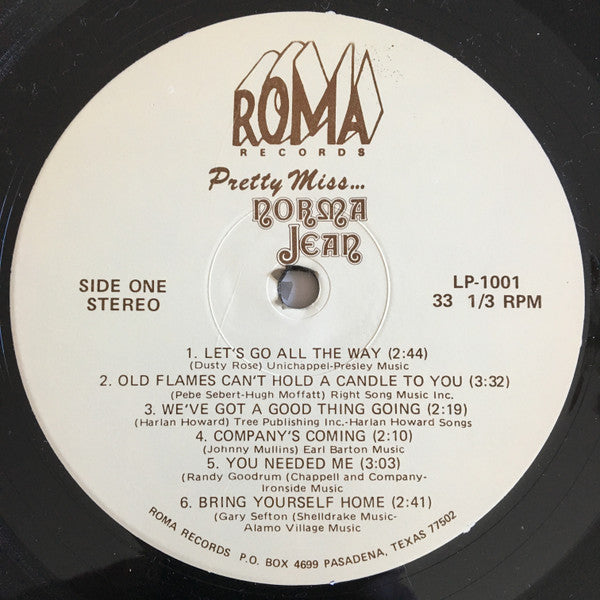 Norma Jean (2) : Pretty Miss...Norma Jean (LP, Album)