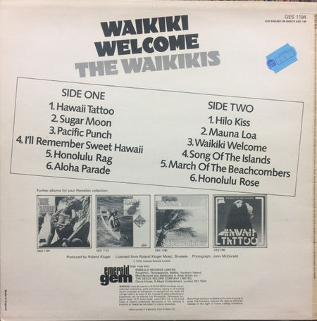 The Waikiki's : Waikiki Welcome (LP, Album)