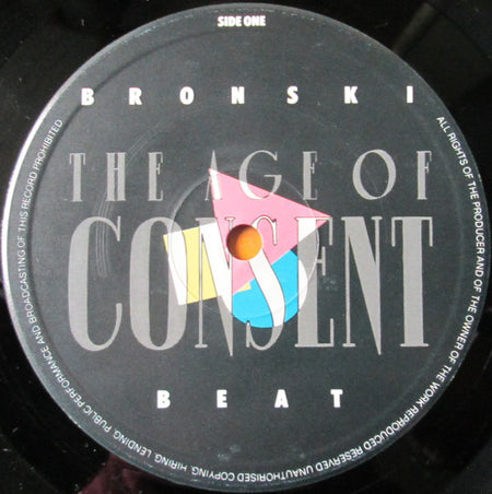 Bronski Beat : The Age Of Consent (LP, Album)