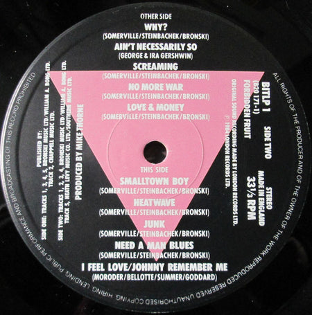 Bronski Beat : The Age Of Consent (LP, Album)