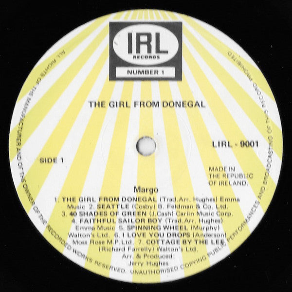 Margo (7) : The Girl From Donegal (LP, Album)
