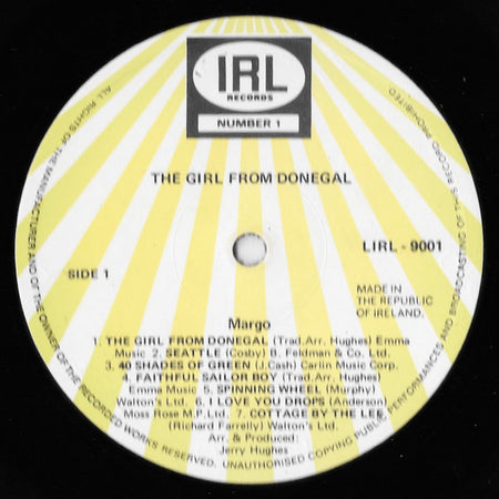 Margo (7) : The Girl From Donegal (LP, Album)