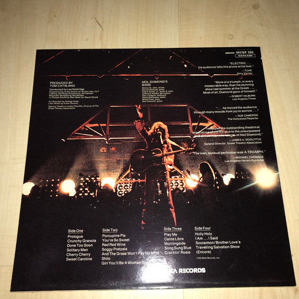 Neil Diamond : Hot August Night (2xLP, Album, RE)