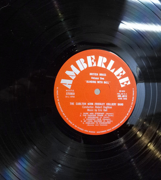 Carlton Main Frickley Colliery Band : Banding With Ball (LP)