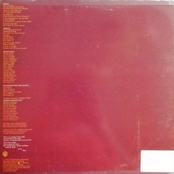 Rex Allen Jr. : Brand New (LP, Album)