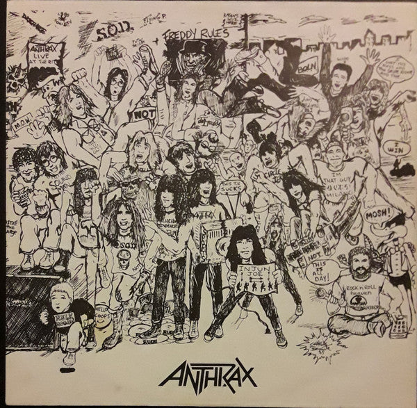 Anthrax : Spreading The Disease (LP, Album, RP)